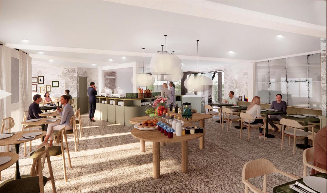Vinay  Hostellerie Briqueterie & Spa Champagne מראה חיצוני תמונה The interior of the restaurant