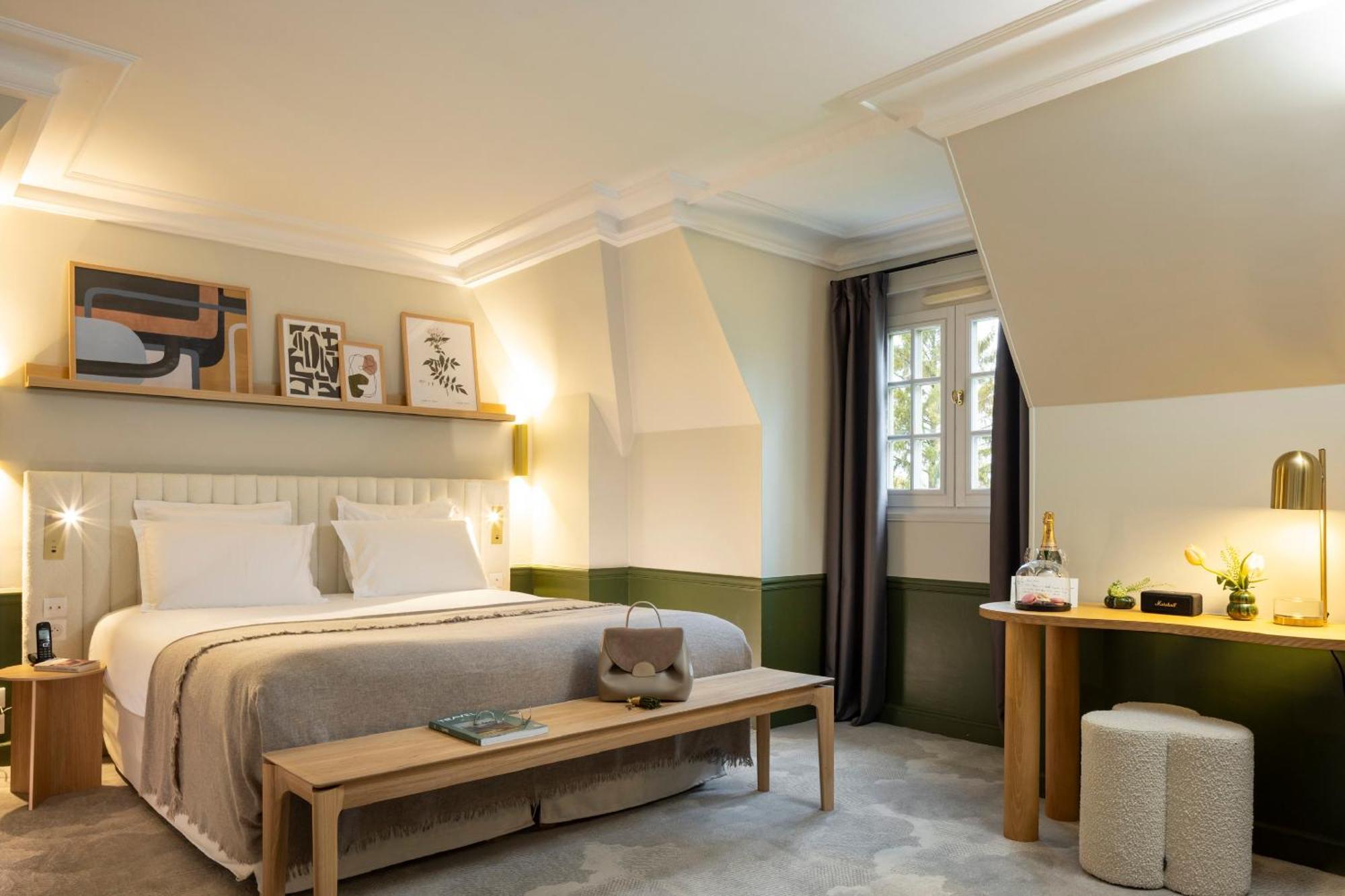Vinay  Hostellerie Briqueterie & Spa Champagne מראה חיצוני תמונה A room at the hotel