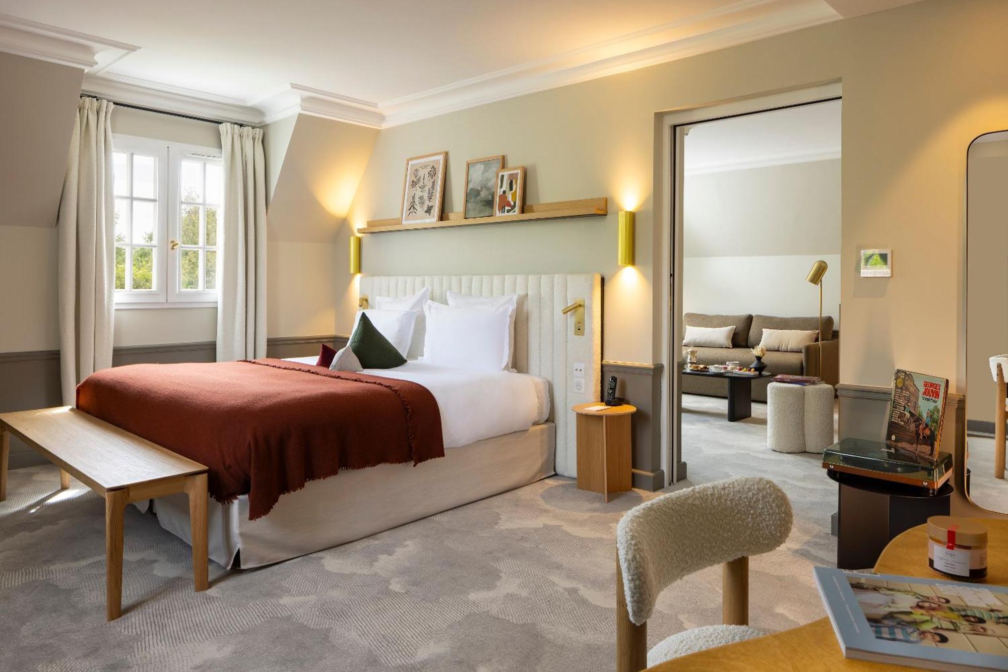 Vinay  Hostellerie Briqueterie & Spa Champagne מראה חיצוני תמונה A suite at the hotel