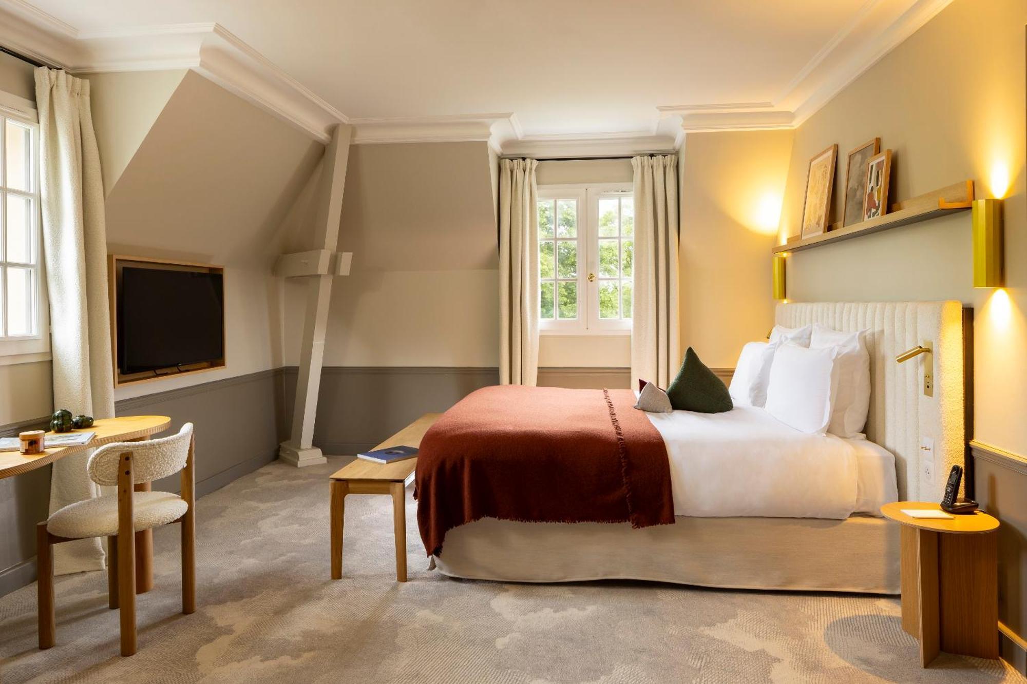 Vinay  Hostellerie Briqueterie & Spa Champagne מראה חיצוני תמונה A room at the hotel